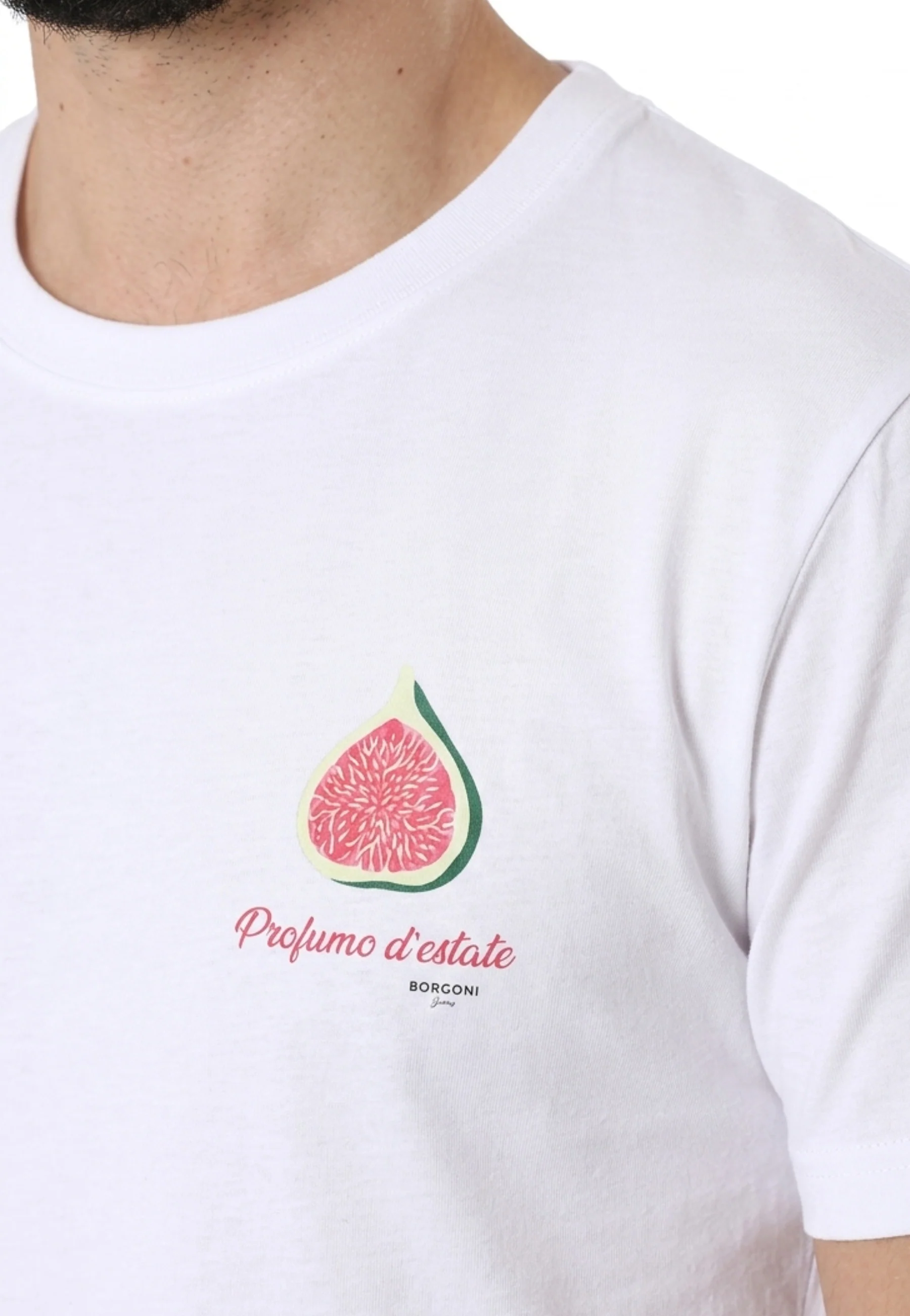 Borgoni Jeans Caraibi T-shirt Uomo | FICHI - Image 5