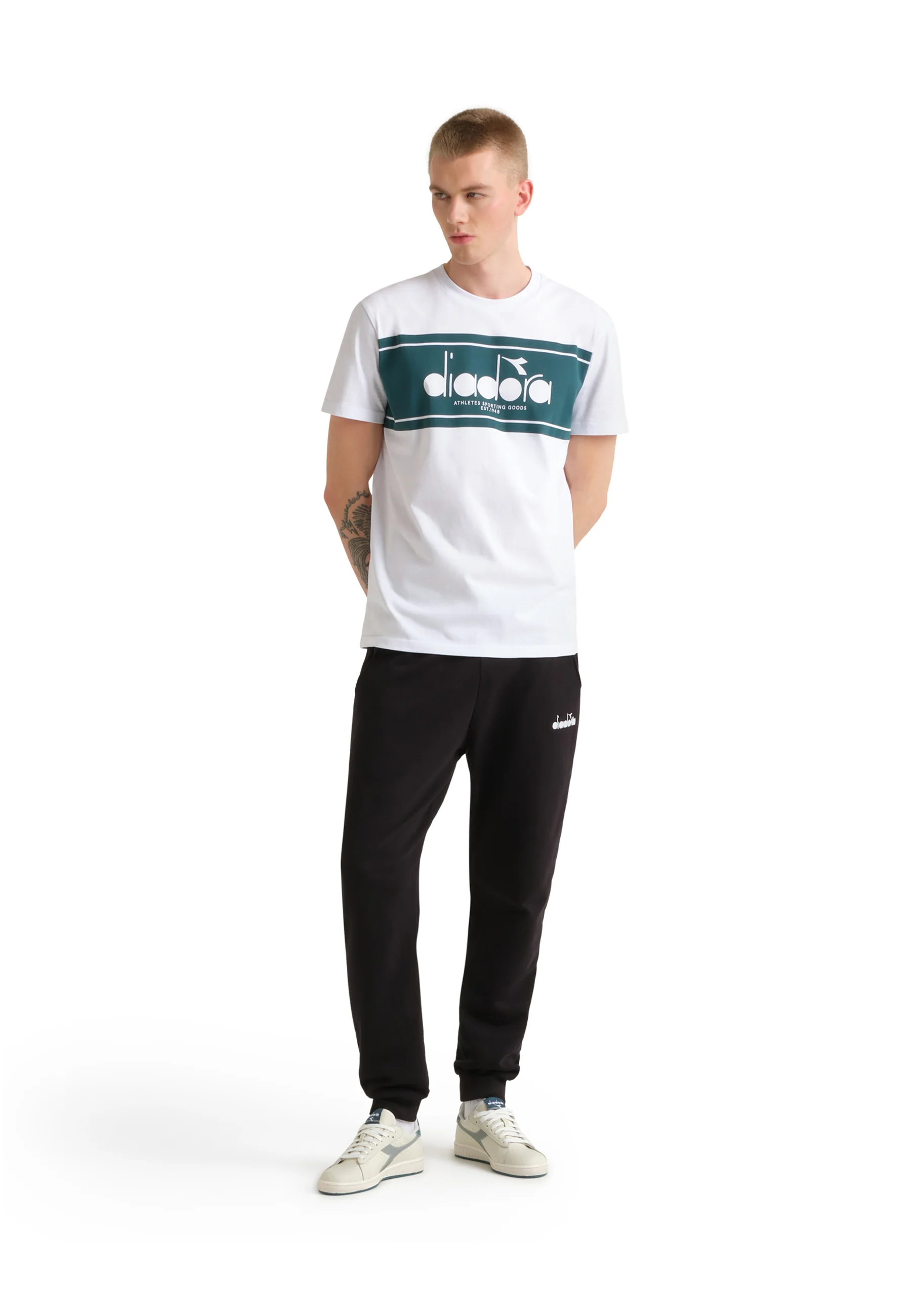 Diadora T-shirt Ss Logo T-shirt Uomo | 502.181447 - Image 8