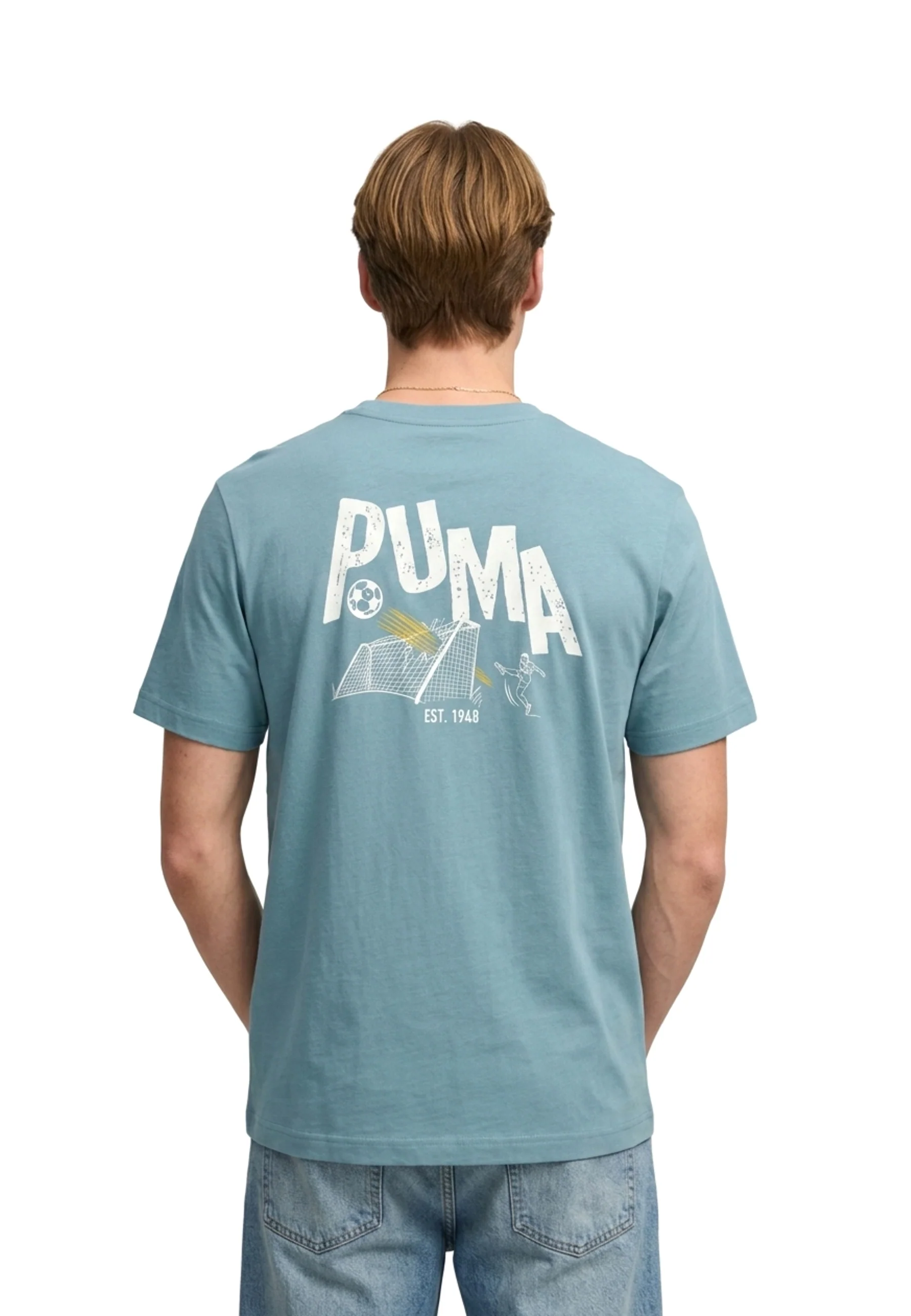Puma Footbal Relaxed T-shirt Uomo | 695408 - Image 11