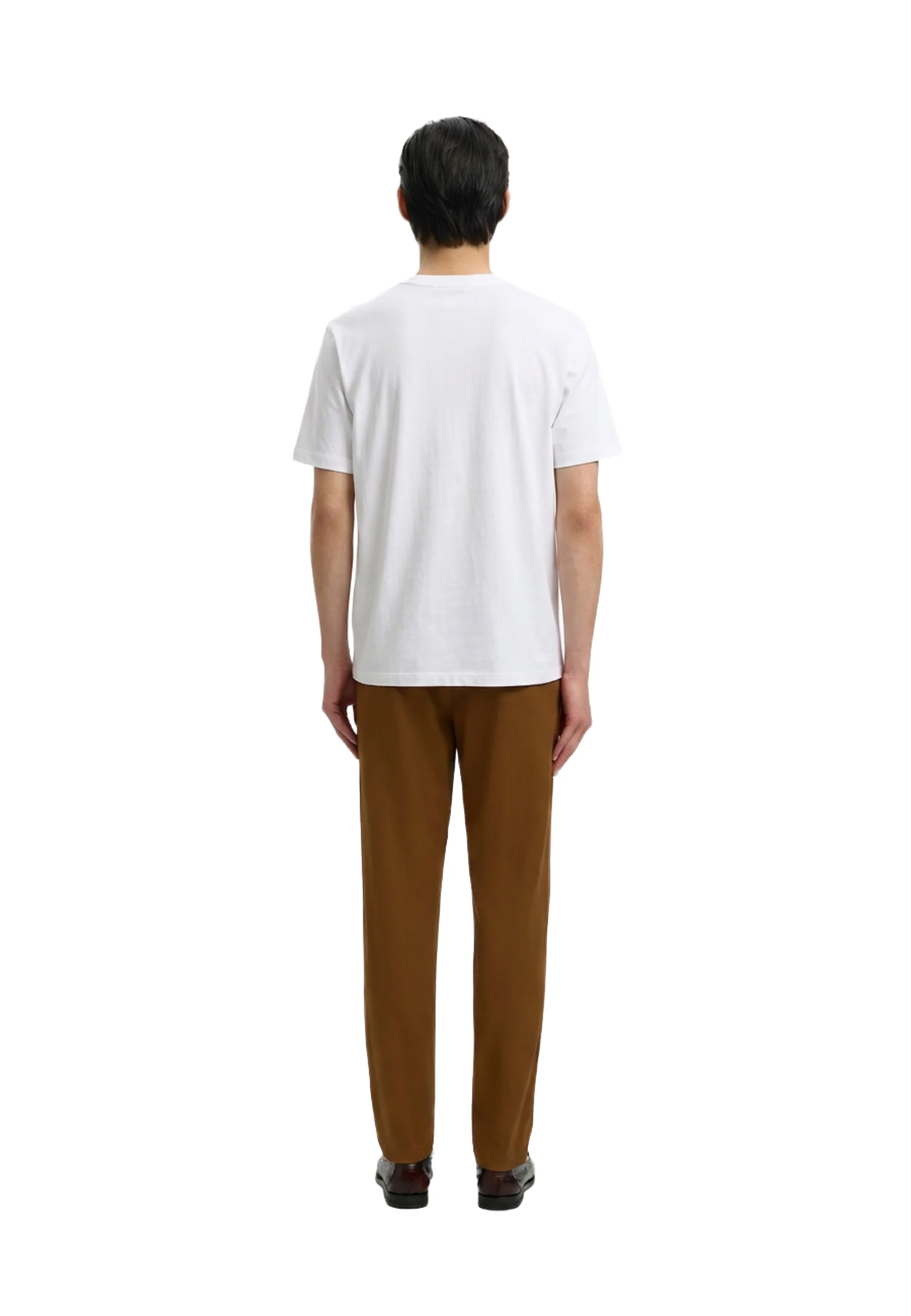 Selected Homme Black Slmatlas Ss O-neck T-shirt Uomo | 16100145 - Image 11