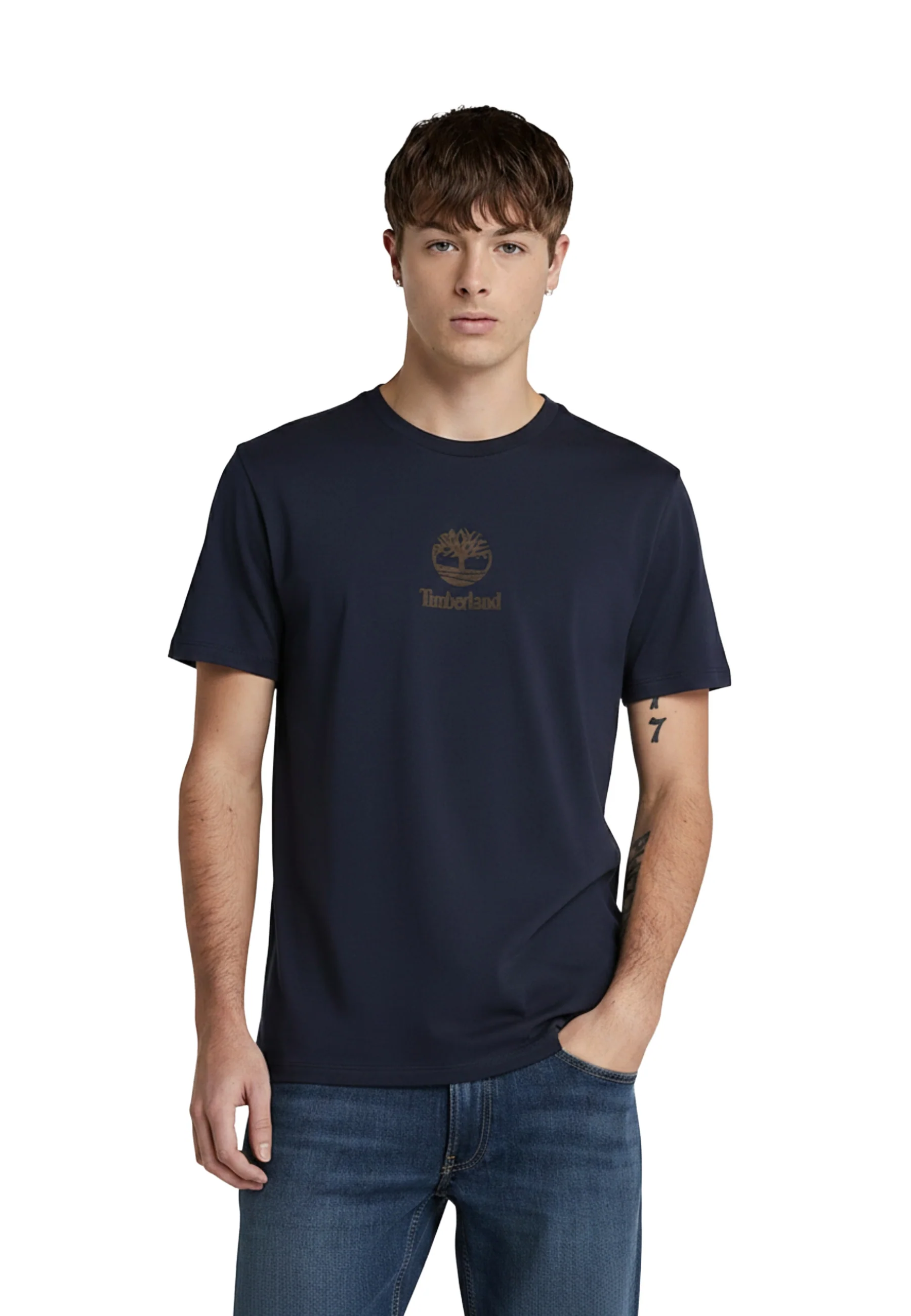 Timberland Print Stack Logo T-shirt Uomo | TB0A6WWT - Image 6