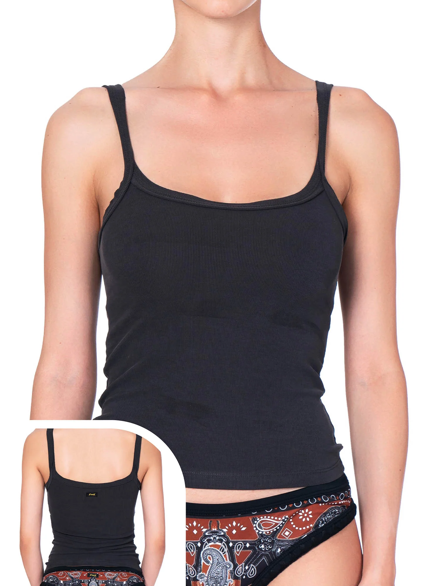 F**k Top E Canotte Donna | FK23-0436NR - Image 2