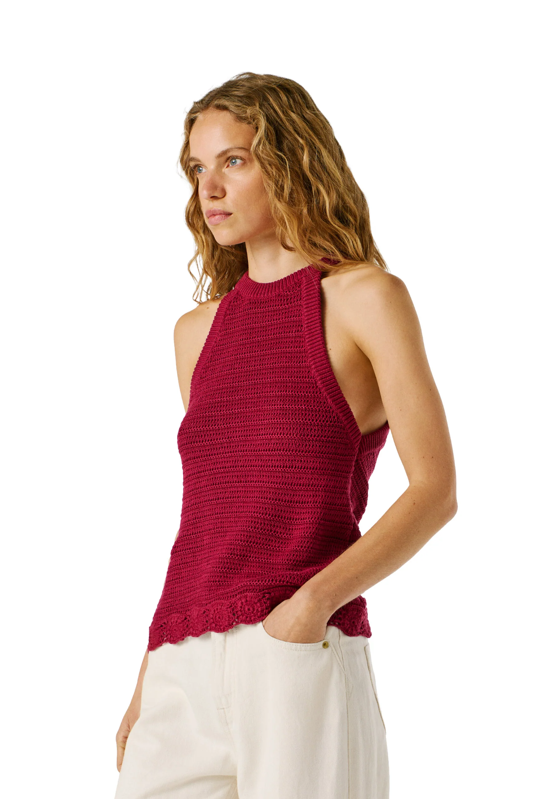 Pepe Jeans Kinah Top Top E Canotte Donna | PL7000121 - Image 6