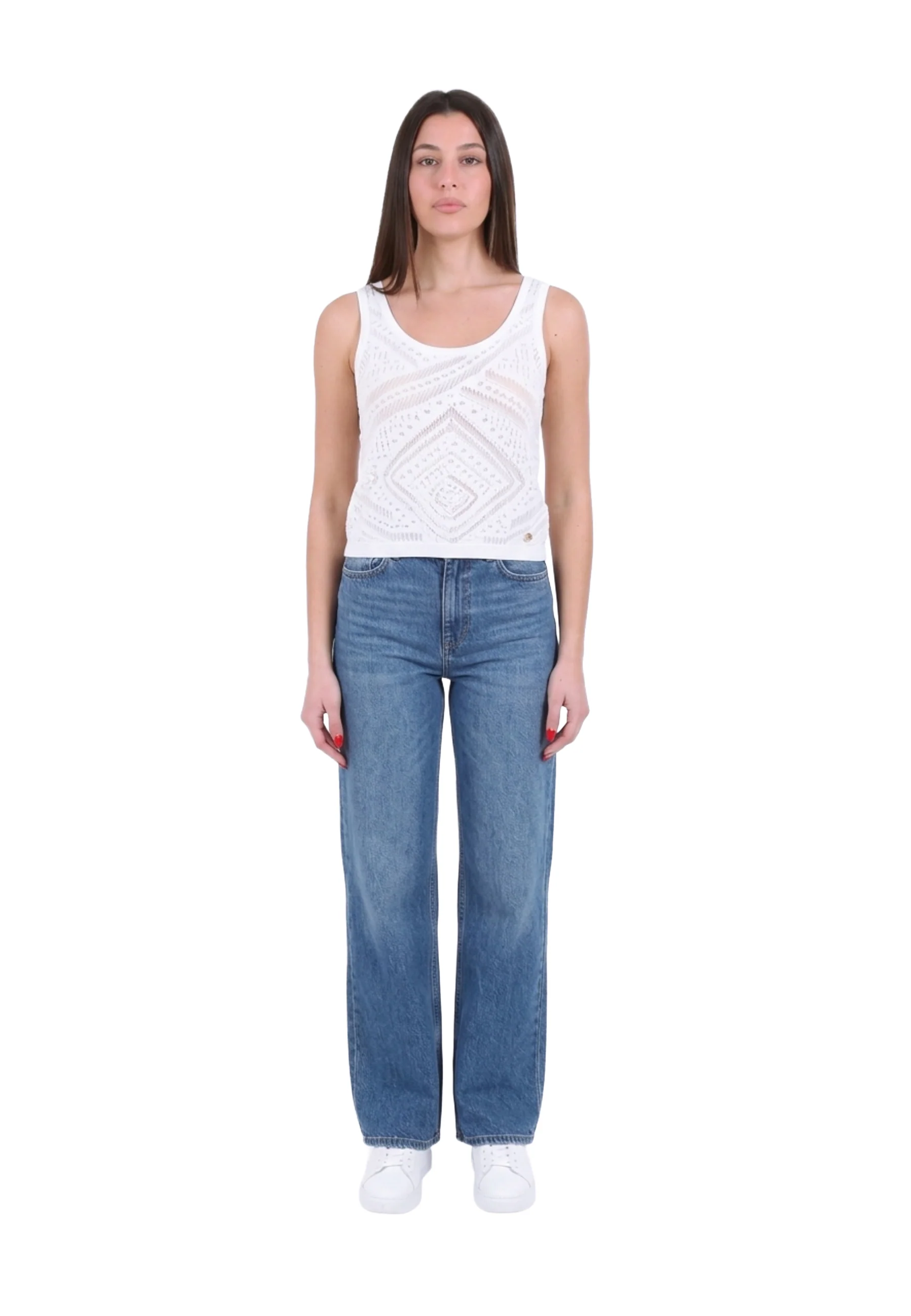 Yes-zee Top E Canotte Donna | M238 BR00 - Image 2