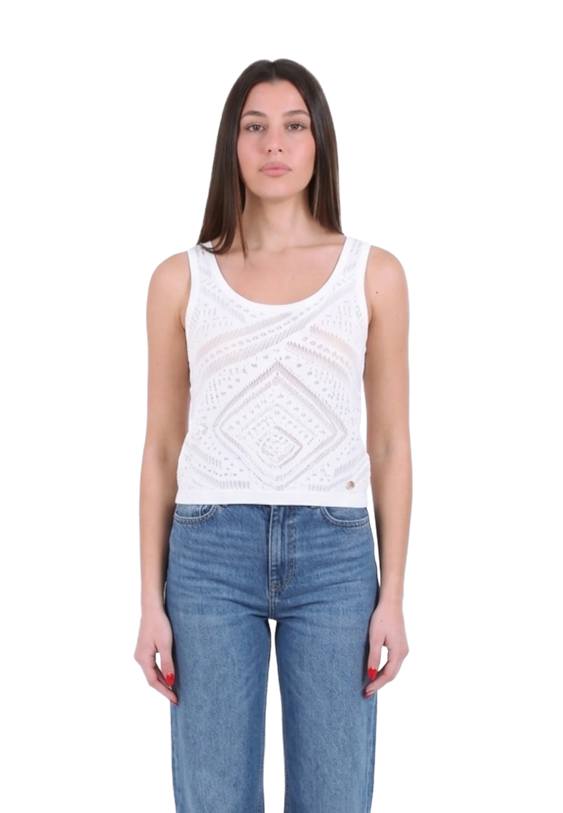 Yes-zee Top E Canotte Donna | M238 BR00 - Image 4