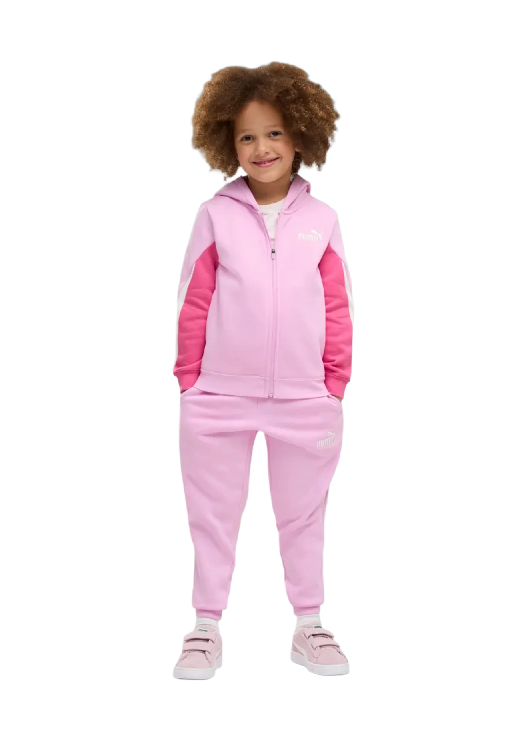 Puma Ess Block Hooded Full-zip Sweat Suit Fl Ps Tute Bambini | 694994 - Image 5
